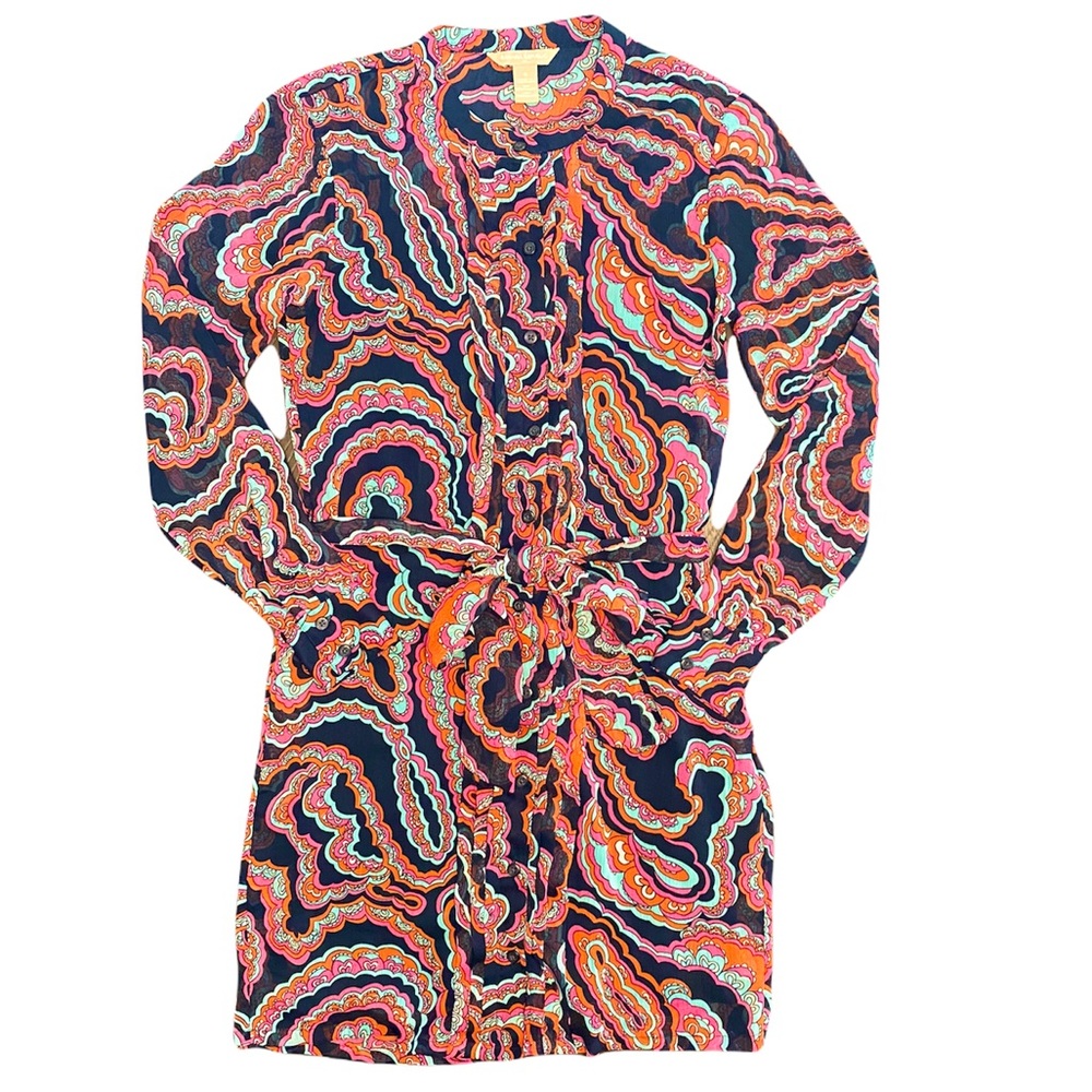 Banana Republic Paisley Shirtdress